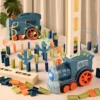 Automatic Domino Laying Train Set for Kids