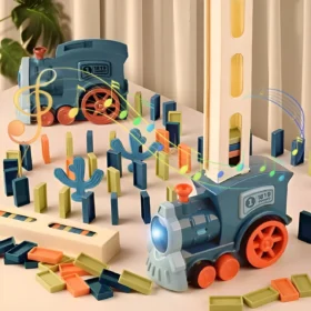 Automatic Domino Laying Train Set for Kids