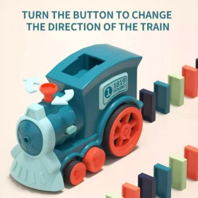 Automatic Domino Laying Train Set for Kids