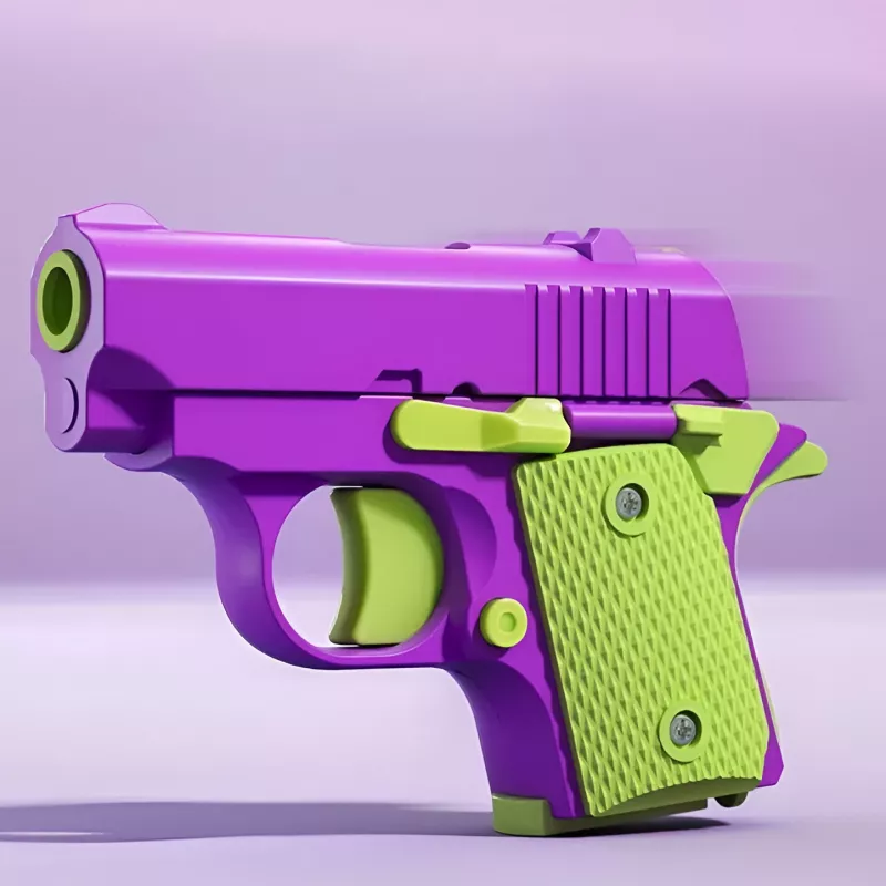 Mini Toy Gun with Luminous Transparent Shell