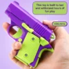 Mini Toy Gun with Luminous Transparent Shell
