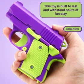 Mini Toy Gun with Luminous Transparent Shell