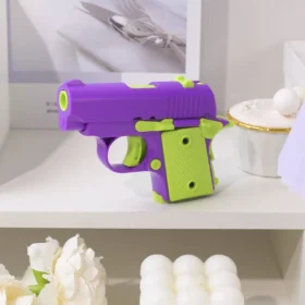 Mini Toy Gun with Luminous Transparent Shell