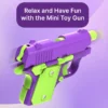 Mini Toy Gun with Luminous Transparent Shell