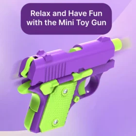 Mini Toy Gun with Luminous Transparent Shell