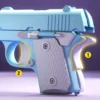 Mini Toy Gun with Luminous Transparent Shell