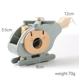Montessori Wooden Aircraft Toy for Toddlers