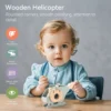 Montessori Wooden Aircraft Toy for Toddlers