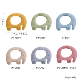 Baby Elephant Silicone Teether