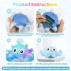 Electric Octopus Baby Bath Toy with Sprinkler, Music & LED Light
