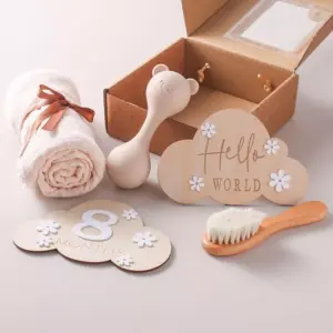 100186-1a0866.webp Baby Silicone Maracas Rattle & Milestone Cards Photography Set – Newborn Essentials