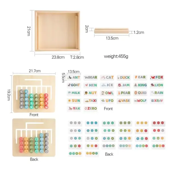 Montessori Wooden Letter Board Toy
