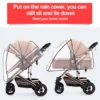 Universal Waterproof Pram Rain Cover - Baby Stroller Transparent Shield