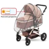 Universal Waterproof Pram Rain Cover - Baby Stroller Transparent Shield