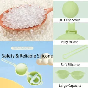 Baby Silicone Pacifier Holder