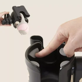 Universal Stroller Cup Holder with Phone Organizer