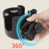 Universal Stroller Cup Holder with Phone Organizer