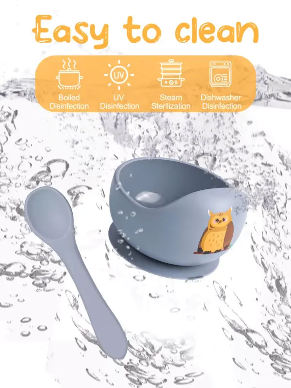 Children's Silicone Suction Cup Bowl