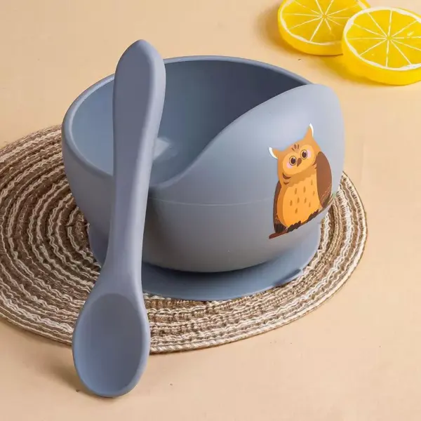 Children's Silicone Suction Cup Bowl
