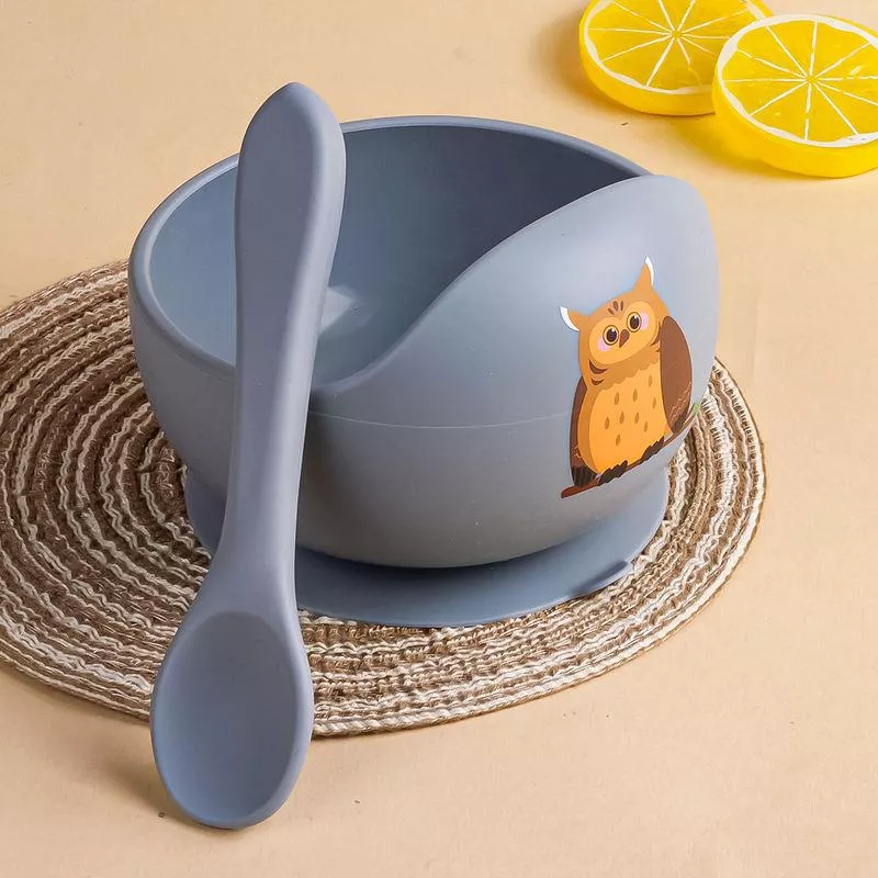 Children's Silicone Suction Cup Bowl
