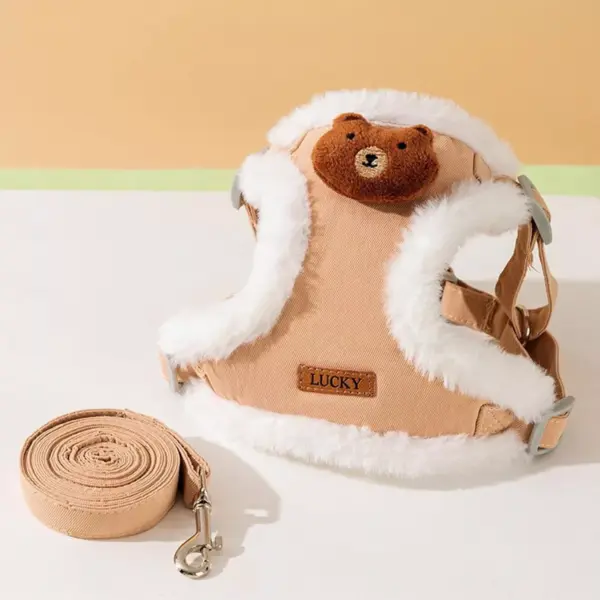 100579-21c6aa.webp Winter Warm Dog Harness Leash Set