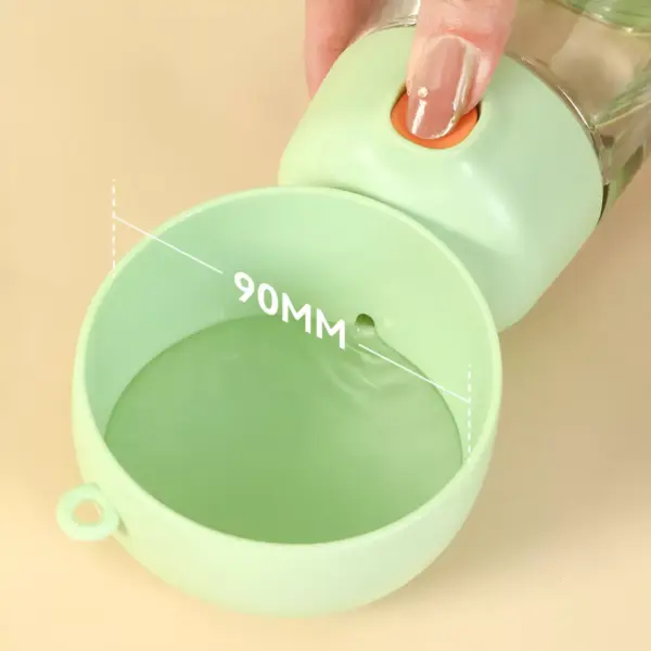 Portable 2-in-1 Dog Water Bottle & Food Container