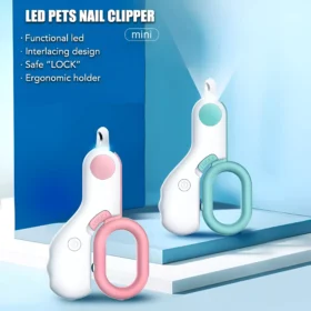 LED Pet Nail Clipper with Two Lighting Modes for Cats & Dogs