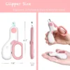 LED Pet Nail Clipper with Two Lighting Modes for Cats & Dogs