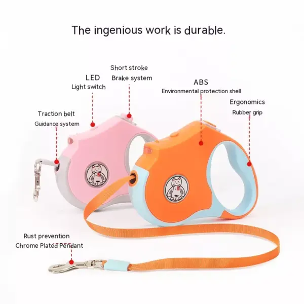 100693-278e8e.webp Retractable Dog Leash with LED Flashlight