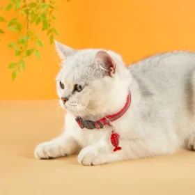 Madden Reflective Cat & Small Dog Collar - Adjustable with Bell, 8 Colors