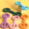 Soft Rubber Double Ring Pet Chew Toy for Small Dogs