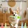 Floating Rubber Tennis Bottle Dog Toy – Stress Reliever & Bite Resistant