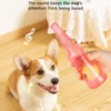 Floating Rubber Tennis Bottle Dog Toy – Stress Reliever & Bite Resistant