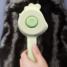 Self-Cleaning Dog and Cat Grooming Brush