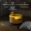 2.2L Wireless Cat Water Dispenser with Smart Sensor and Mute Operation