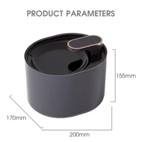 3L Automatic Cat and Dog Water Fountain with Ultra-Quiet Pump and Triple Filtration