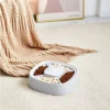 Multifunctional 4-Grid Cat Feeding Bowl