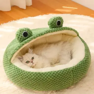 101109-708a46.webp Frog-Shaped Pet Bed