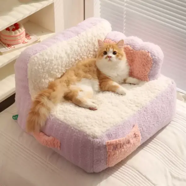 101185-7ba18c.webp Cozy Cat Sofa Bed – Warm, Thick Cotton Nest for Kittens & Small Pets