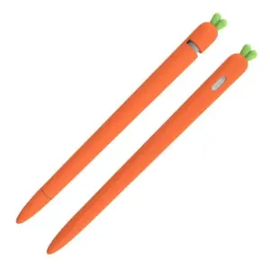 101247-398d9a.webp Carrot Cartoon Silicone Pencil Sleeve for iPad Stylus