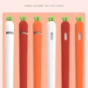 Carrot Cartoon Silicone Pencil Sleeve for iPad Stylus