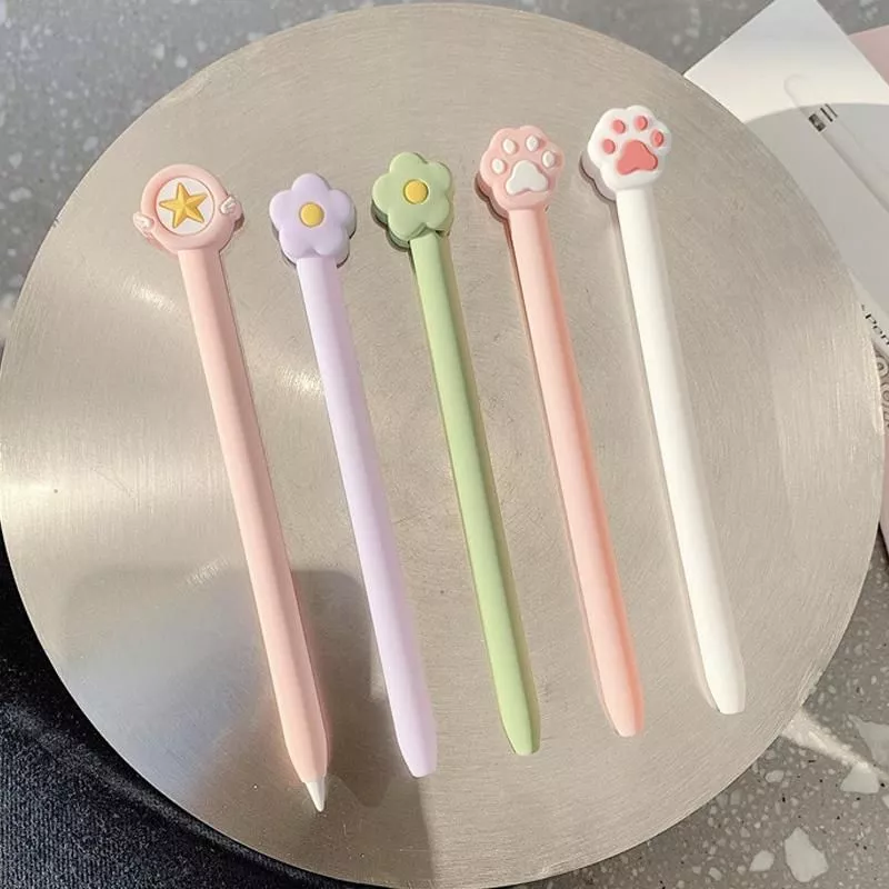 Kawaii Soft Silicone Protective Case for Apple Pencil 2nd Gen
