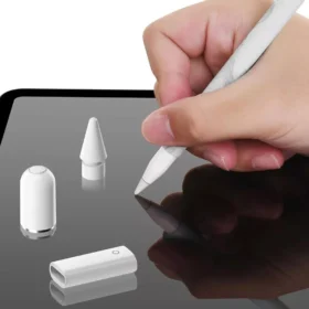 3-in-1 Magnetic Charging Adapter with Pencil Cap & Stylus Nib for Apple Pencil 1