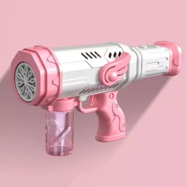 Electric Bubble Gun with Lights – Kids Outdoor Summer Fun Bubble Maker