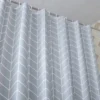 Modern Plaid Shower Curtain