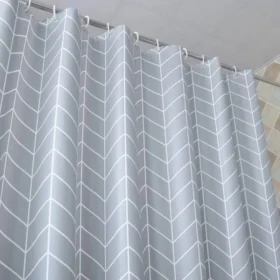 Modern Plaid Shower Curtain