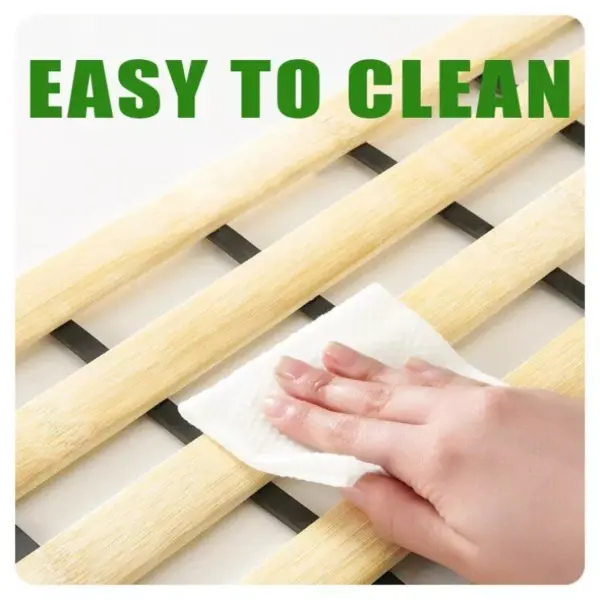 Eco-Friendly Bamboo Bath Mat