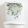 Green Plant Leaves Flower Wall Sticker
