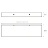 102784-2f5874.webp Modern Matte Black Wall-Mounted Aluminum Shelf for Bathroom & Kitchen Storage