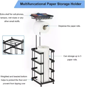 102787-eadfa8.webp Multi-Purpose Bathroom Tissue Holder & Storage Stand